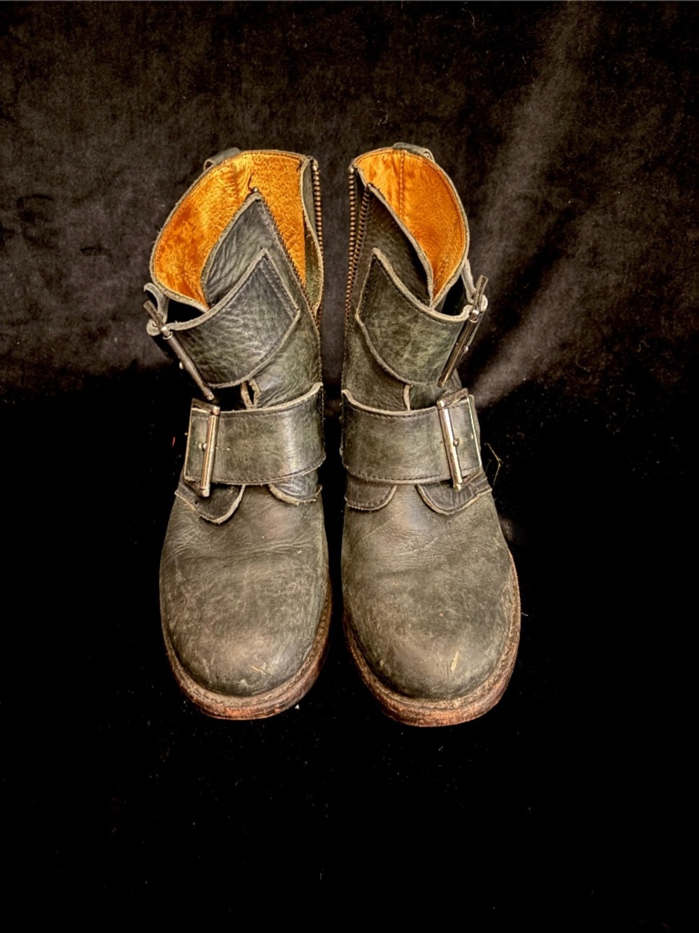 Frye Sabrina Double Buckle Boots